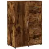 vidaXL Buffet chêne fumé 60x31x84 cm bois d'ingénierie