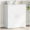 vidaXL Buffet blanc 79x38x80 cm bois d’ingénierie