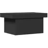 vidaXL Table basse noir 100x55x40 cm bois d'ingénierie