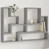 vidaXL Étagère murale sonoma gris 96x12x64 cm bois d'ingénierie