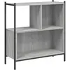 vidaXL Bibliothèque sonoma gris 72x28x77,5 cm bois d'ingénierie