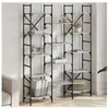 vidaXL Bibliothèque sonoma gris 127,5x28,5x172,5 cm bois d'ingénierie