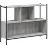 vidaXL Bibliothèque sonoma gris 102x28x77,5 cm bois d'ingénierie