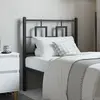vidaXL Tête de lit métal noir 75 cm