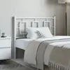 vidaXL Tête de lit métal blanc 100 cm