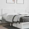 vidaXL Tête de lit métal blanc 180 cm