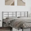 vidaXL Tête de lit métal noir 193 cm
