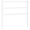 vidaXL Tête de lit métal blanc 100 cm