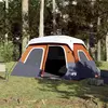vidaXL Vidaxl Tente Familiale Avec Led 6 Personnes À Dégagement Rapide