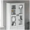 vidaXL Vidaxl Dessus Pour Buffet Viken Blanc Bois D'ingénierie
