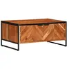 vidaXL Table basse 90x55x40 cm bois massif d'acacia