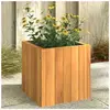 vidaXL Jardinière 25x25x25 cm bois massif d'acacia
