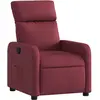 vidaXL Fauteuil inclinable Rouge bordeaux Tissu