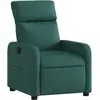 vidaXL Fauteuil inclinable Vert foncé Tissu