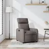 vidaXL Fauteuil inclinable Taupe Tissu