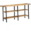vidaXL Vidaxl Table Console 140x35x70 Cm Bois De Manguier Massif