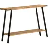 vidaXL Table console 110x30x75 cm bois de manguier massif