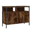 vidaXL Armoire lavabo de salle de bain chêne fumé 80x30x60 cm
