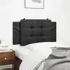 vidaXL Vidaxl Coussin De Tête De Lit Noir 100 Cm Similicuir