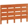 vidaXL Tête de lit cire marron 120 cm bois massif de pin