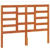 vidaXL Tête de lit cire marron 135 cm bois massif de pin