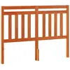 vidaXL Tête de lit cire marron 135 cm bois massif de pin
