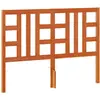 vidaXL Tête de lit cire marron 135 cm bois massif de pin