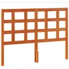 vidaXL Tête de lit cire marron 135 cm bois massif de pin