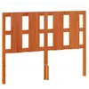 vidaXL Tête de lit cire marron 135 cm bois massif de pin