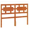 vidaXL Tête de lit cire marron 135 cm bois massif de pin