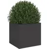 vidaXL Jardinière noir 32x30x29 cm acier laminé à froid