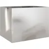 vidaXL Jardinière argenté 62x47x46 cm acier inoxydable