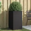 vidaXL Jardinière noir 42x38x75 cm acier laminé à froid