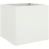 vidaXL Jardinière blanc 49x47x46 cm acier laminé à froid