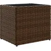 vidaXL Jardinière marron 36x30x32 cm résine tressée