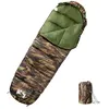 vidaXL Sac de couchage momie pour adultes camping 3 saisons