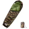 vidaXL Sac de couchage momie pour adultes camping 3 saisons