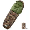 vidaXL Sac de couchage momie pour adultes camping 3 saisons