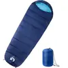 vidaXL Sac de couchage momie pour adultes camping 3 saisons
