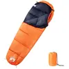 vidaXL Sac de couchage momie pour adultes camping 3 saisons