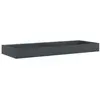 vidaXL Vasque 120x46x11 cm fonte minérale/marbre anthracite