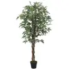 vidaXL Érable artificiel 224 feuilles 80 cm vert