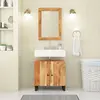 vidaXL Ensemble de meubles de salle de bain 2 pcs bois massif d'acacia
