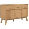 vidaXL Buffet OLDEN marron 114x43x73,5 cm bois massif de pin