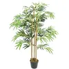 vidaXL Bambou artificiel 730 feuilles 120 cm vert