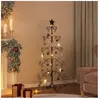 vidaXL vidaXL Arbre de No?l en m¿¿tal pour d¿¿coration noir 150 cm