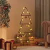 vidaXL vidaXL Arbre de Noël en métal pour décoration noir 90 cm