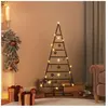 vidaXL - Kerstdecoratie - kerstboom - 125 - cm - metaal - zwart