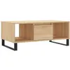 vidaXL Table basse Chêne sonoma 90x50x36,5 cm Bois d'ingénierie
