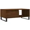 vidaXL Table basse Chêne marron 90x50x36,5 cm Bois d'ingénierie